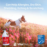 Vitaminas Aceite de pescado para perros salvaje de Alaska