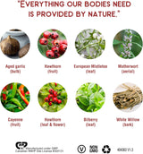 Suplemento Herbal Cardíaco, Vegano, No-OGM, Fuente Natural