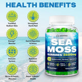Gomitas de Sea Moss Irish 3100mg, 120 unidades