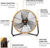 Ventilador de Taller 20 3 Velocidades GEARWRENCH GWSFAN20