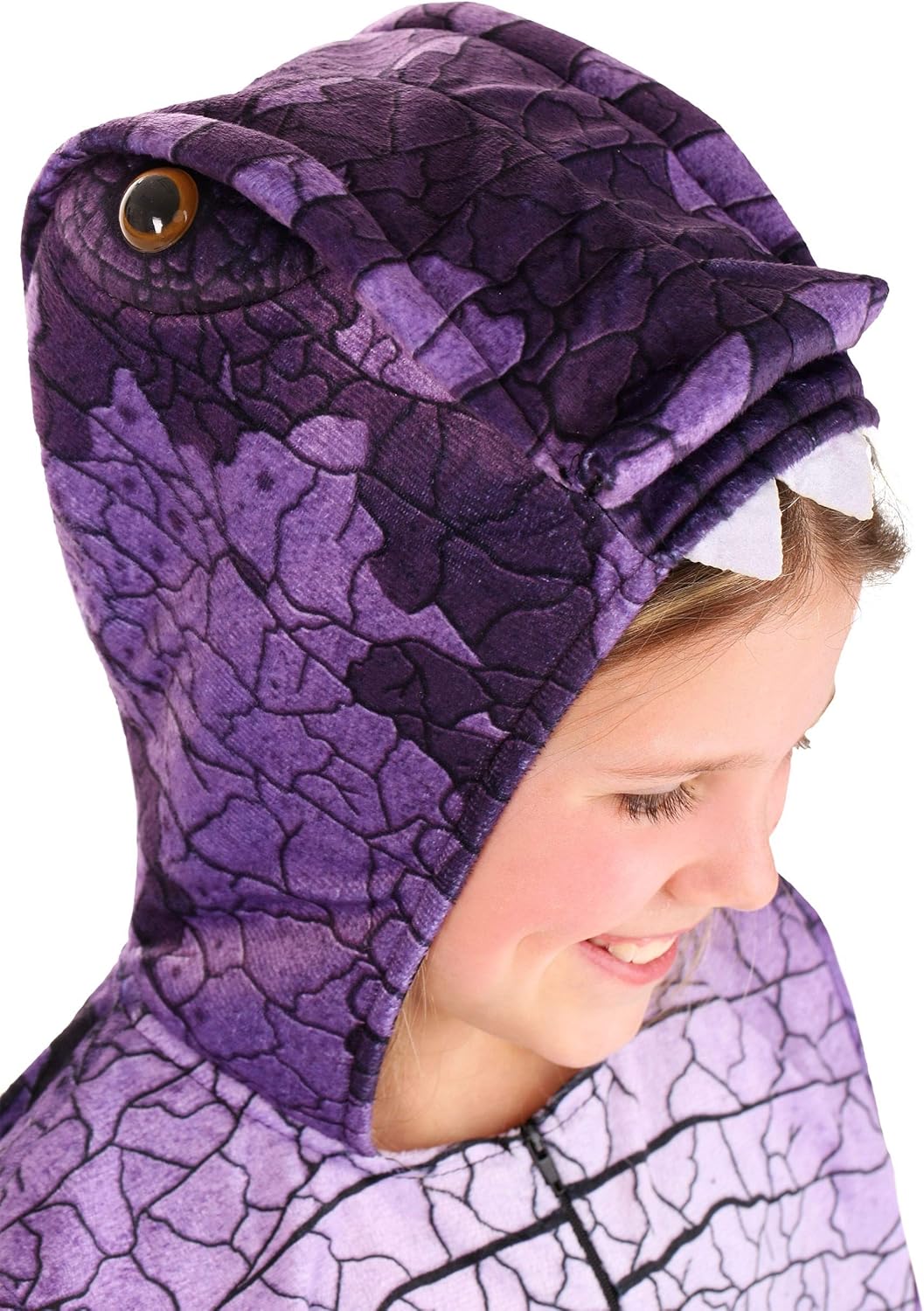 Disfraz de dinosaurio Ravenous Rapto con capucha talla XS
