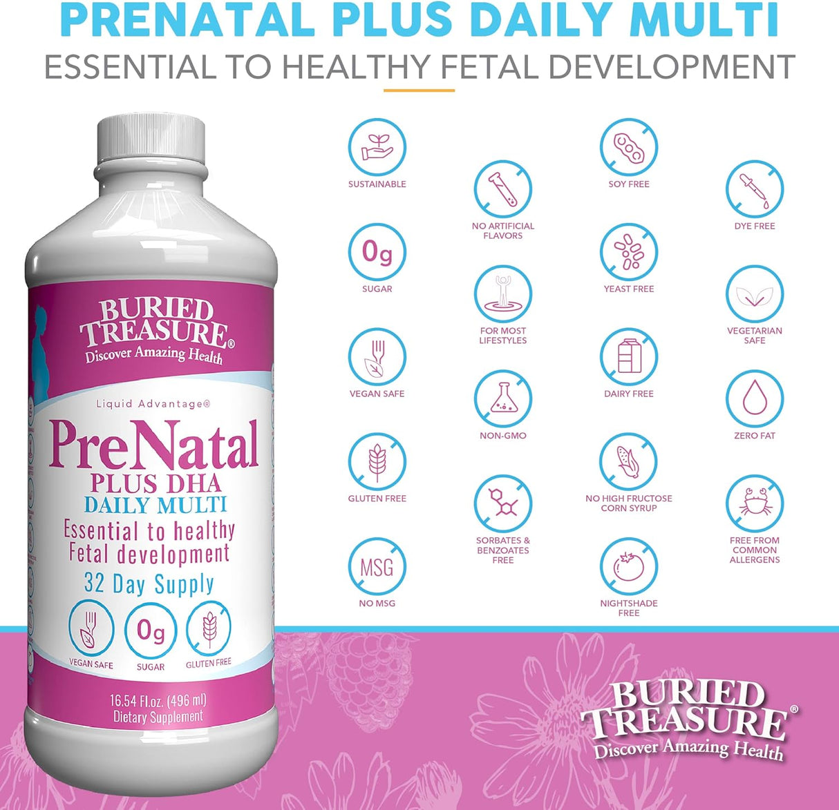 Suplementos de hierro DHA Omega3 natural