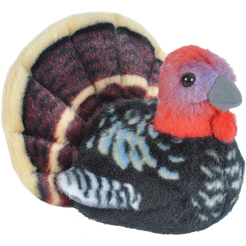 Peluche de pavo con auténtico sonido de pájaro