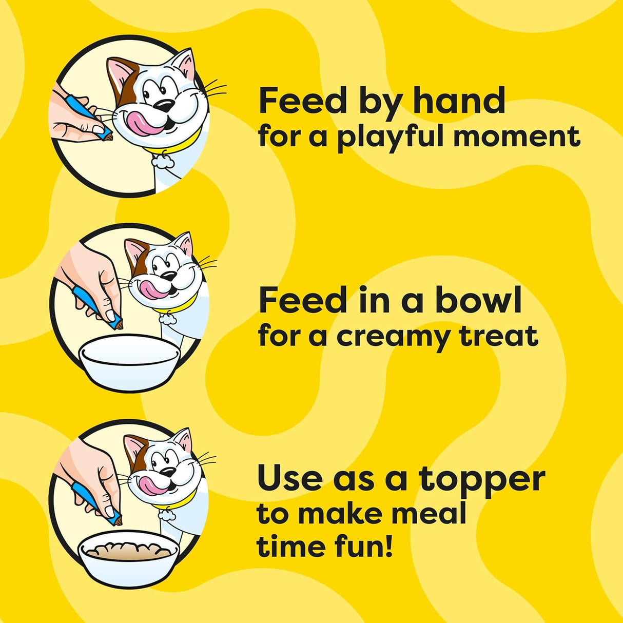Puré Cremoso para Gatos sabor Pollo 24 bolsas de 0.42 oz