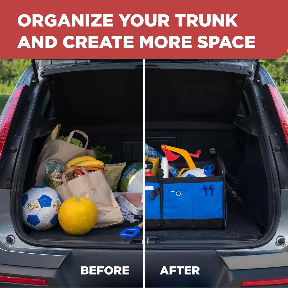 Organizador de Maletero TRUNKCRATEPRO - Capacidad Grande, Plegable