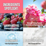Limpiador Facial Aceite a Espuma con Rosa y Vitaminas