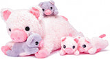 IKASA Mommy Pig - Peluche para mamá y bebé, (cerdo)