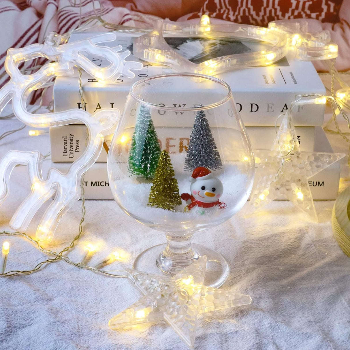 Árbol de Navidad Miniatura de Mesa, Decoración 24pcs