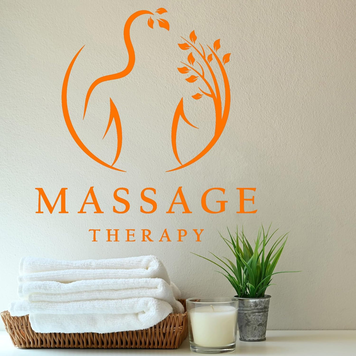 Vinilo Decorativo Spa Masaje Sala Terapia Stickers Mural g8173