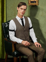 Conjunto de Accesorios YESSA para Hombre 1920s Gatsby Gangster