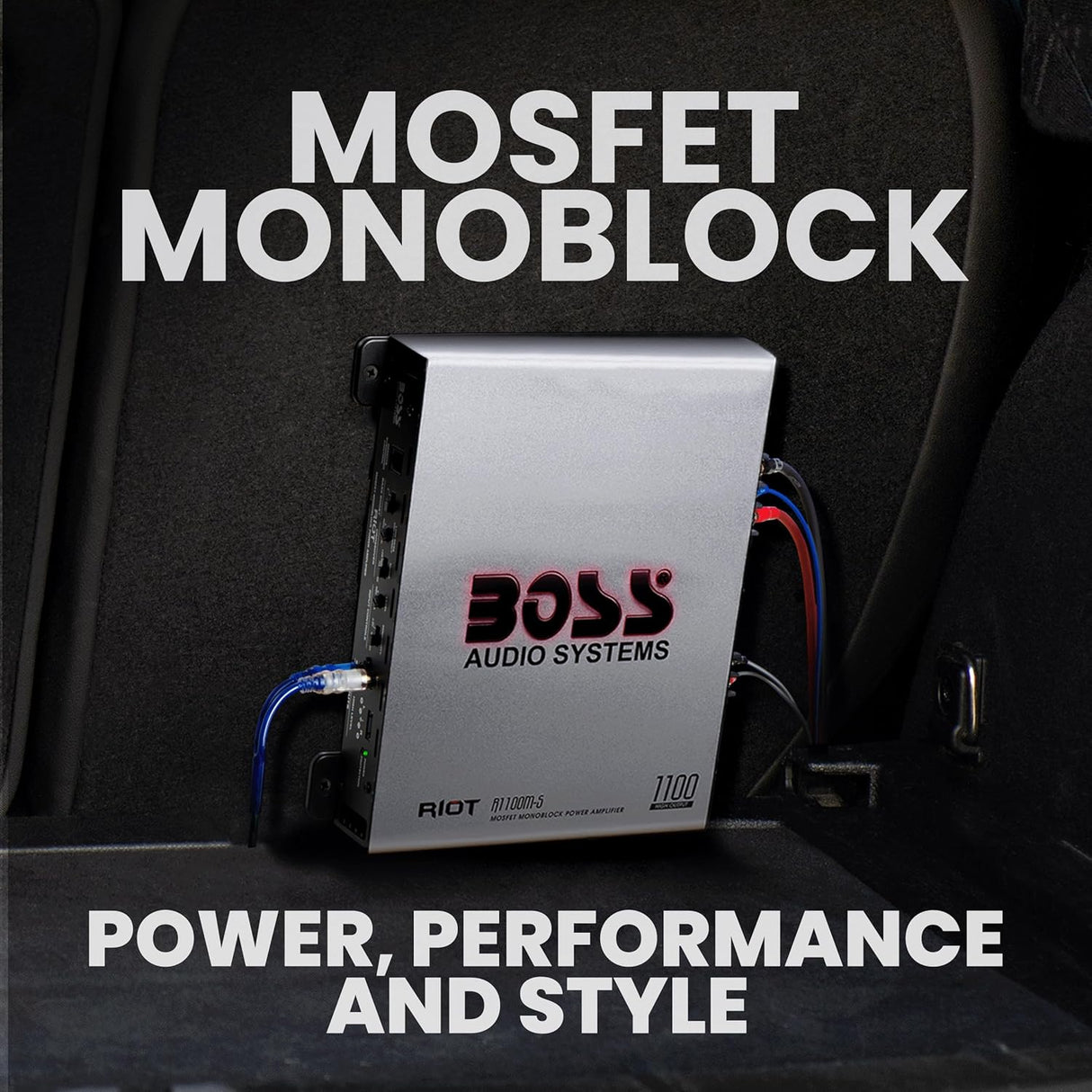 Amplificador Monobloque 1100W, 2-8 Ohm, R1100M-S