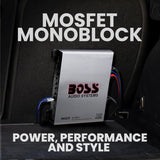 Amplificador Monobloque 1100W, 2-8 Ohm, R1100M-S