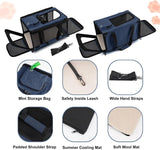 Transportadora Suave para Gato Grande 15 lbs+ - Comoda y Ventilada