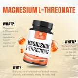 Cápsulas de L-treonato de magnesio purificado para la salud