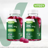 Suplementos Gomitas de zinc de 30 mg de 60 unidades 2 pack