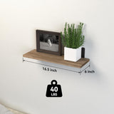 Estanterías flotantes de madera, juego de 3, para decoración