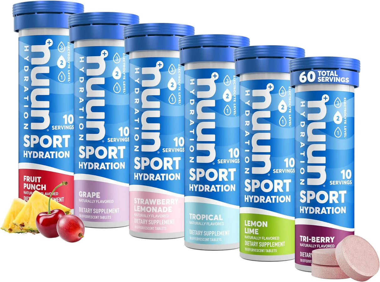 Suplemento Nuun Sport Tabletas de electrolitos hidratación