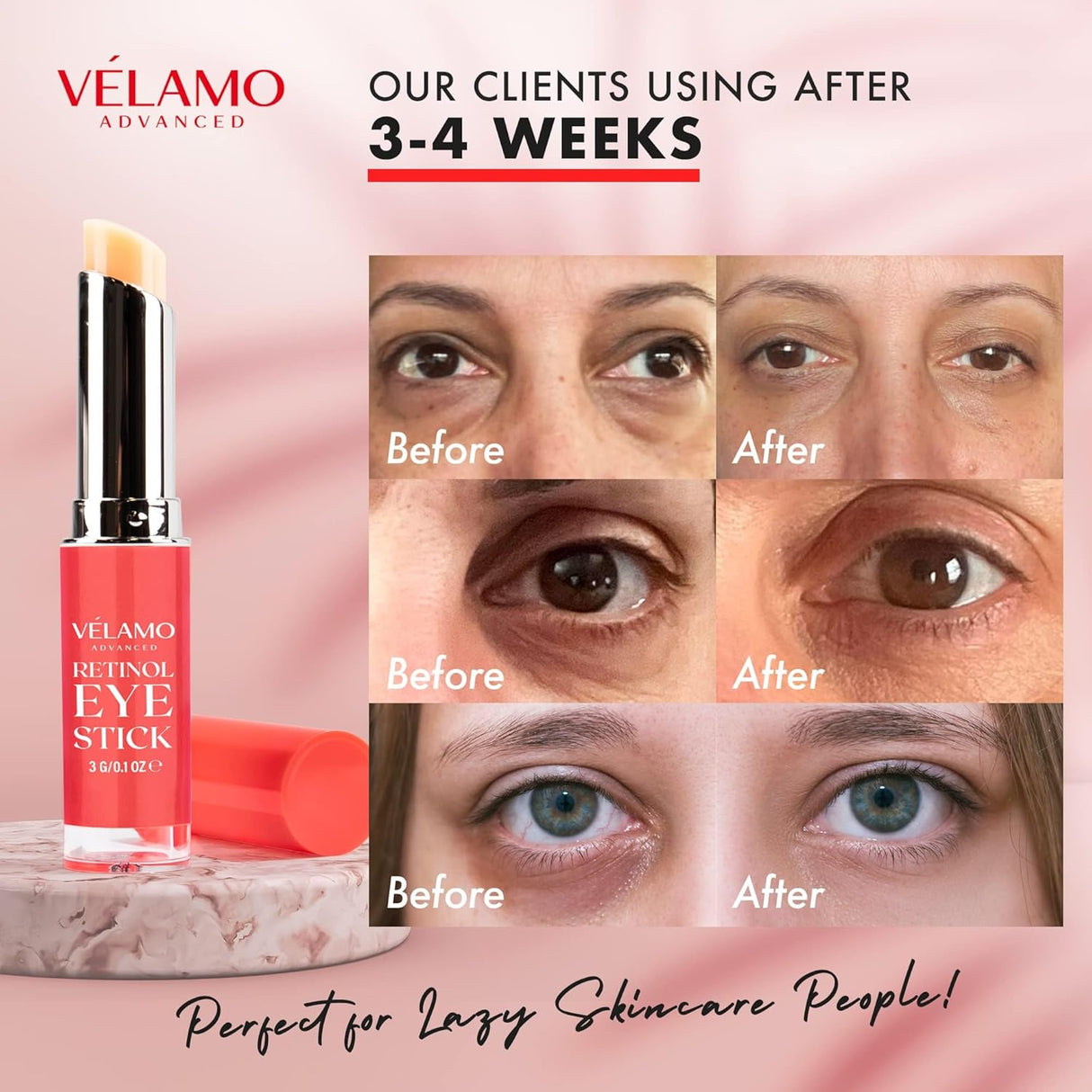 Barra de ojos con retinol VELAMO ADVANCED para ojeras