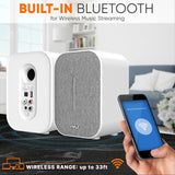 Parlante Portátil blanco PYLE-HOME PBKST33