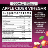 Suplemento Nature's Nutrition Gomitas de vinagre de manzana