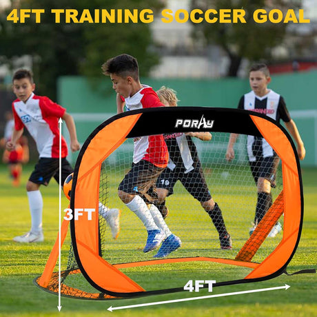 Porteria de futbol desplegable  para entrenamientos