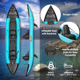 Kayak inflable para 2 personas ‎SERENELIFE SLKYK50AQA