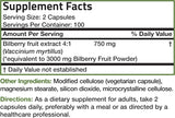 Suplemento Arándano Extra Strength 3000 mg  sin OMG 200 cáp