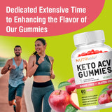 Gummies de ACV Keto - Pérdida de Peso, 1200MG, Sin Azúcar