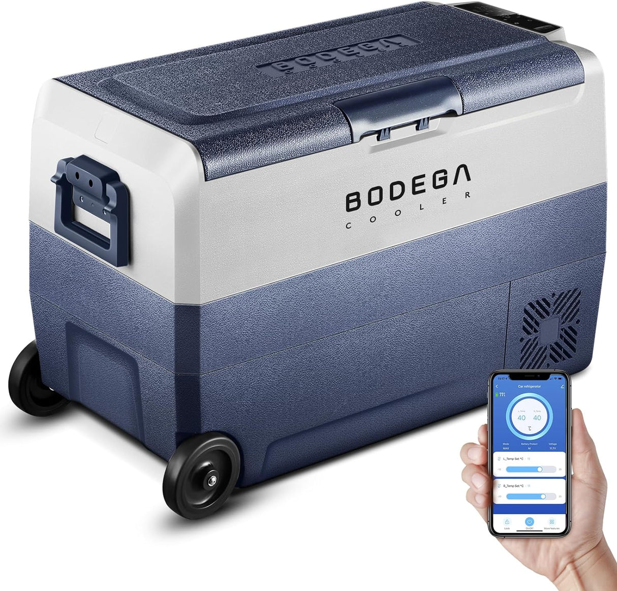 Refrigerador portátil de doble zona wifi BODEGA
