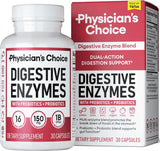 Suplemento Enzimas digestivas múltiples bromelina prebiótico