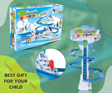 Juego de Carrera de Pingüinos ARSUK con Música y Luces LED