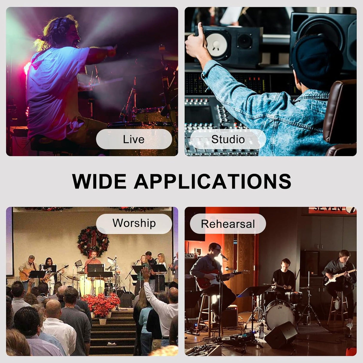 Amplificador Portátil IEM con Sonido Superior y Clip Duradero