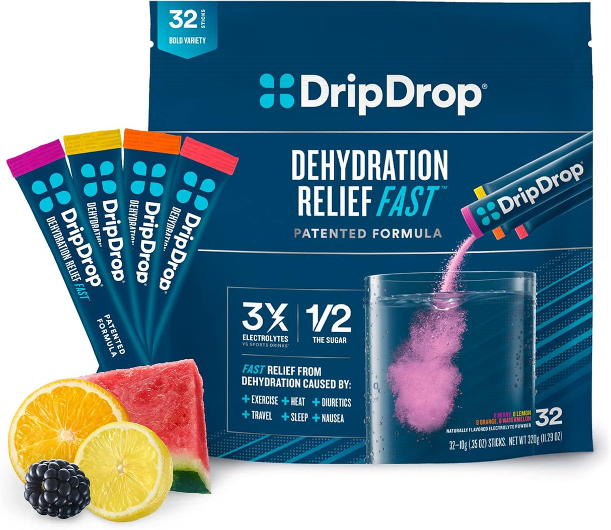 Suplementos Alimenticios para alivio rápido deshidratación