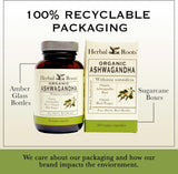 Cápsulas de Ashwagandha Herbal Roots | Fuerza Extra | 60 Veganas