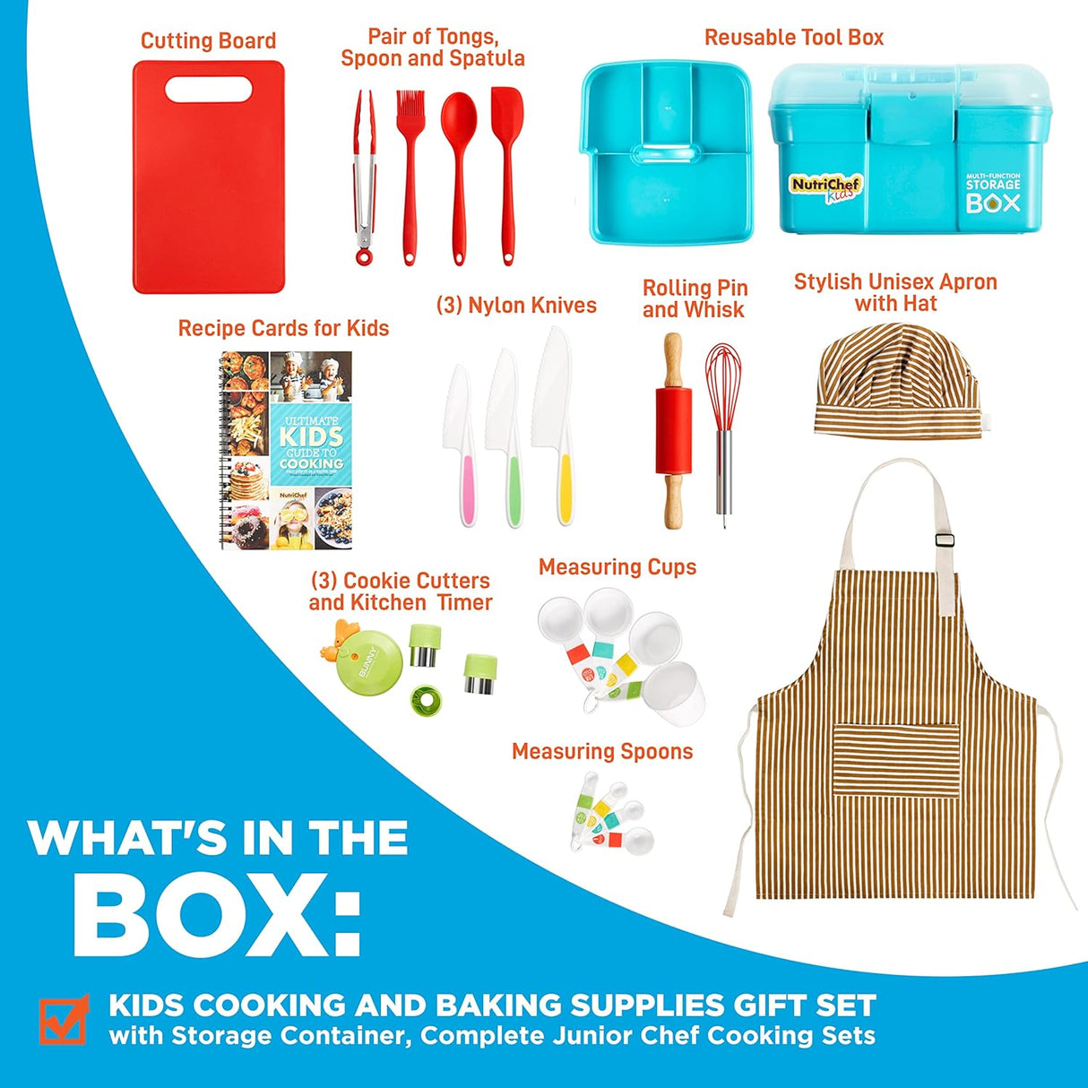 Utensilios de Cocina de juquete NUTRICHEF ‎NCKIDCK25