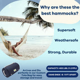 Hamaca Tejida a Mano - Yellow Leaf Hammocks - Doble, Resistente