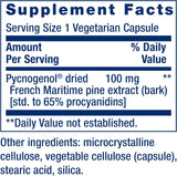 Suplemento Pycnogenol, Life Extension, Salud Vascular, 60 Cápsulas