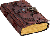 Libro de Hechizos Hocus Pocus, Diario de Piel para Escribir