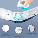 wegreeco Pañales lavables para el vientre verde, negro, talla S)