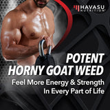 Suplementos Hierba Horny Goat con raíz de ginseng maca 60cáp