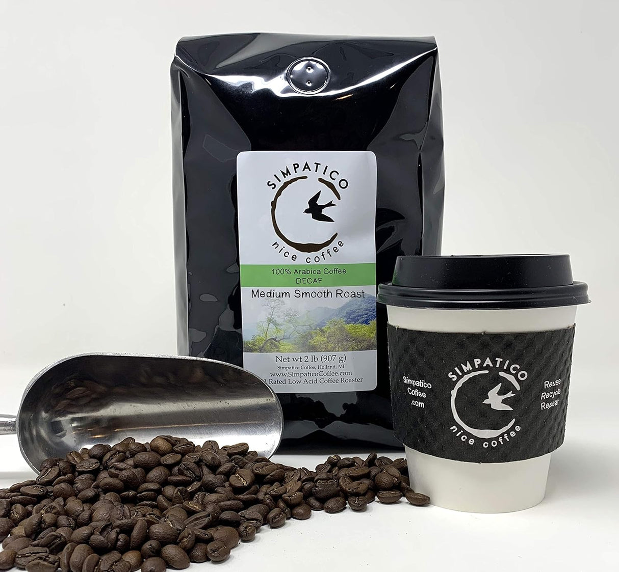 Café Simpatico Bajo Acidez - Decaf - Molido - 2 lb