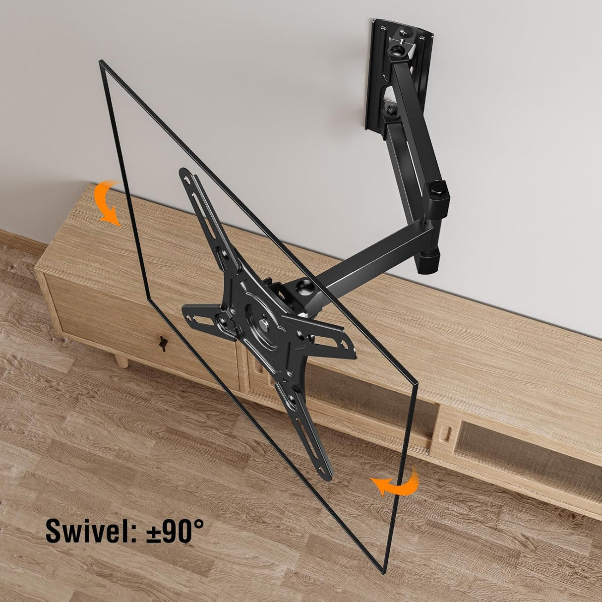Soporte de Pared ELIVED para TV 14-42, Inclinable y Giratorio