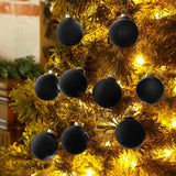 3.15 Pulgadas adornos de Navidad de Terciopelo Liliful
