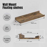 Estanterías flotantes RICHER HOUSE para decoración de pared