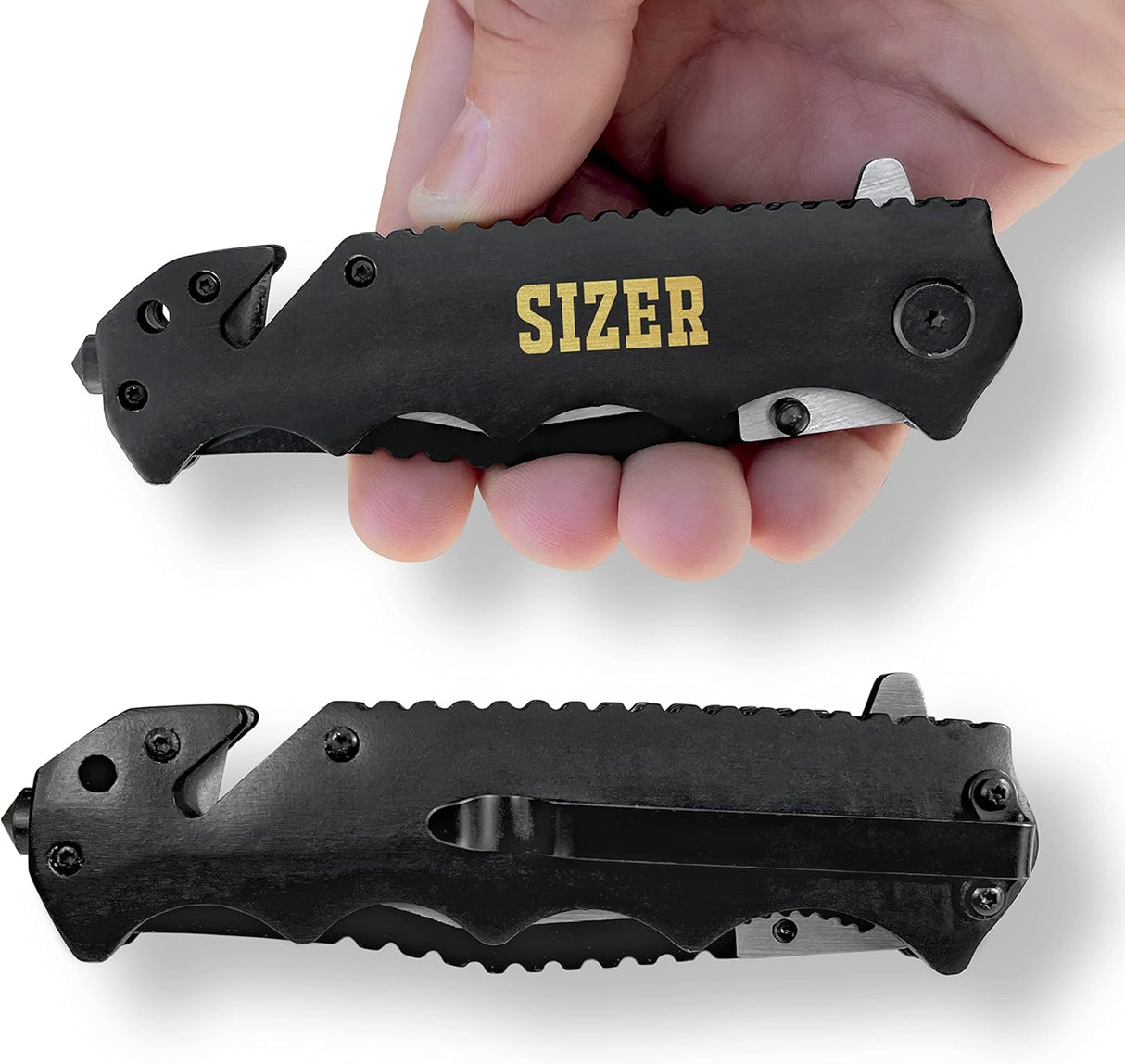 Cuchillo clásico personalizable personal con caja de madera