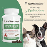 Suplementos de hongos para mascotas 90 cápsulas