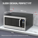 Microondas Toshiba con sensor inteligente, 2.2 Cu Ft, ML-EM62P