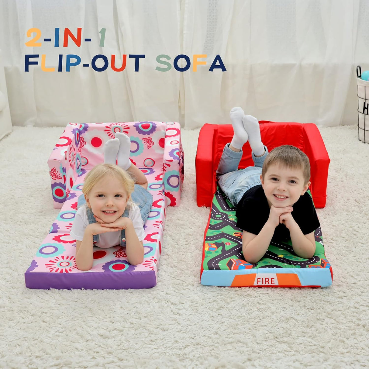 Silla tapizada y reclinable para niños y bebés MallBest
