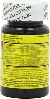 Multivitamínico NAT B de Nature's Blend, 100 tabletas, surtido