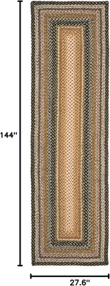 Alfombra Runner Reversible Hecha a Mano 2'3 x 12' Modelo BRD308A